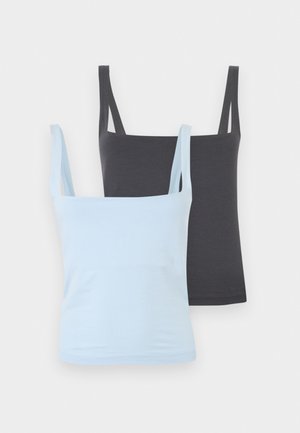 2 PACK - Μπλούζα - gray/skyway