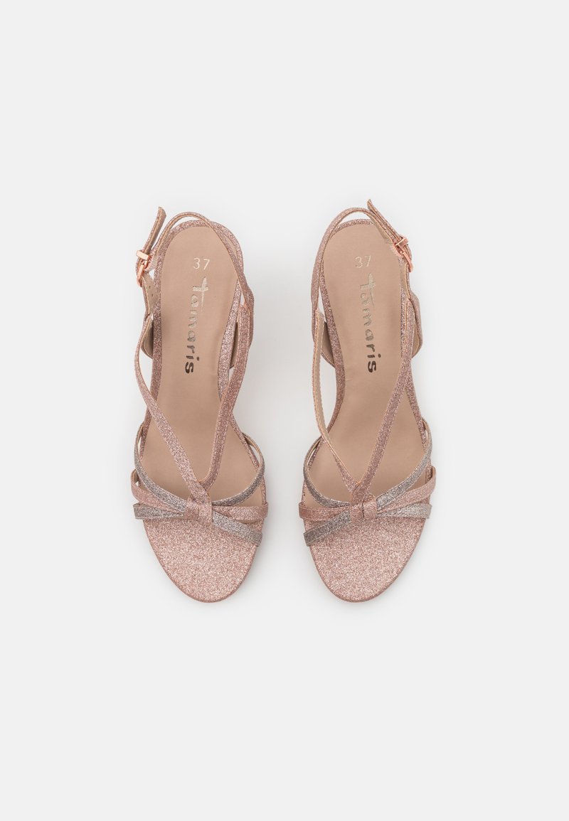 Damen Pumps | Tamaris Riemensandalette rose glam/roségoldfarben - VC40728 Damen Pumps | Tamaris Riemensandalette rose glam/roségoldfarben - VC40728