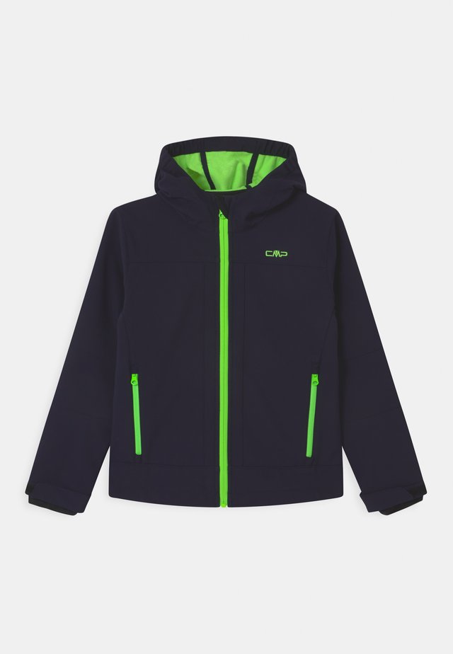 FIX HOOD UNISEX - Softshell jakker - blue