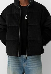 Bershka Vinterjacka - black