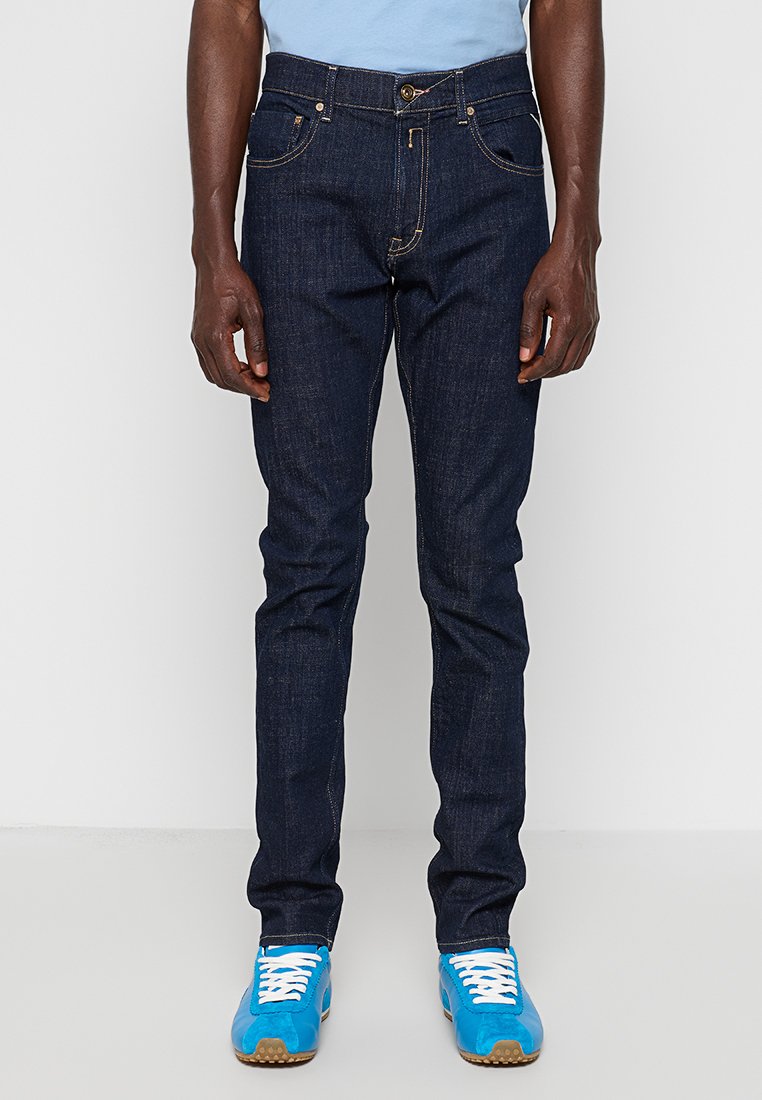 Replay Slim fit jeans donkerblauw Replay Slim fit jeans donkerblauw