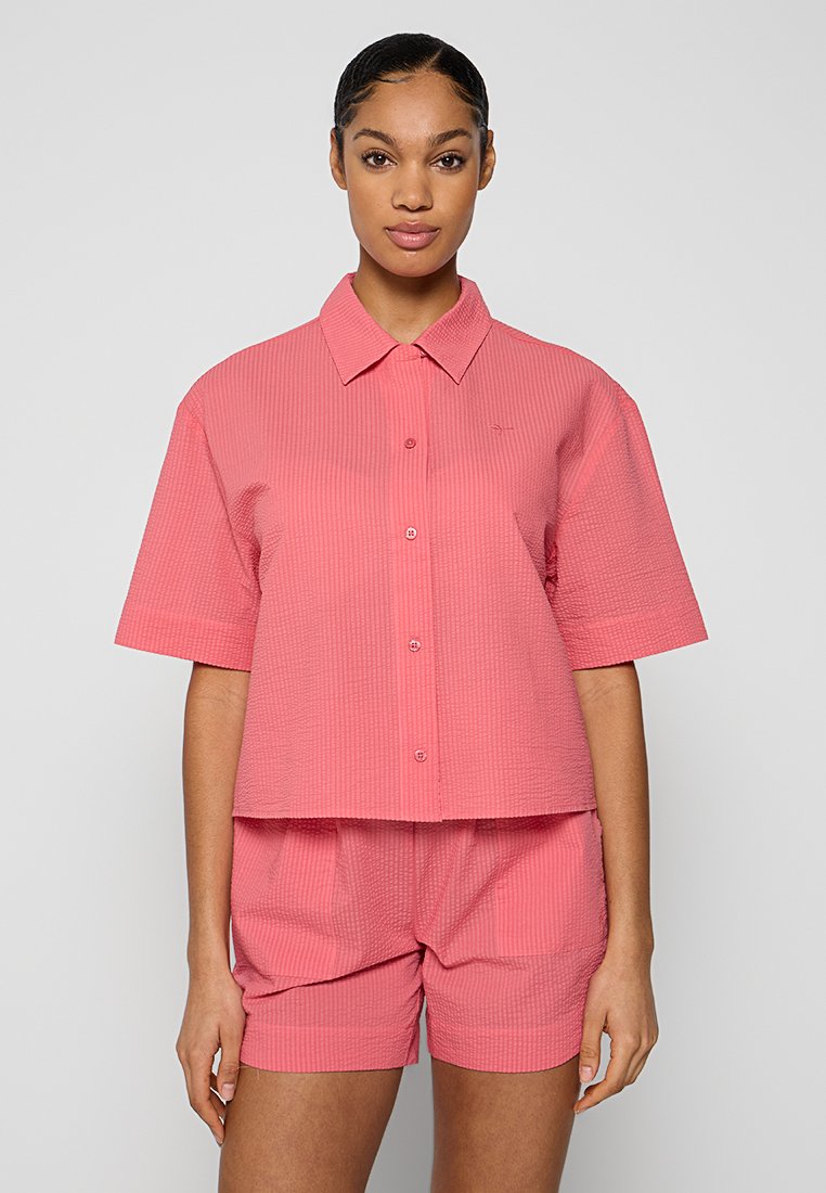 Triumph Pyjamashirt donkerroze Triumph Pyjamashirt donkerroze