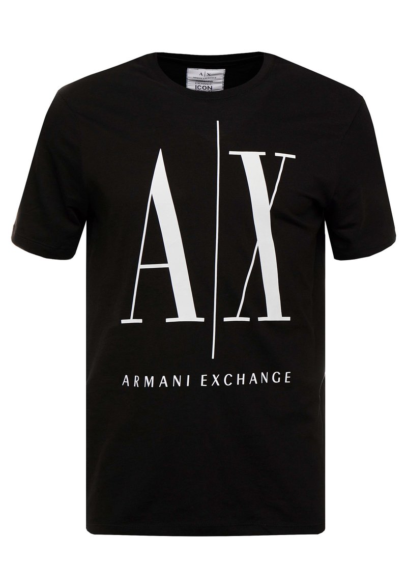 Armani Camiseta estampada - black/negro Zalando.es