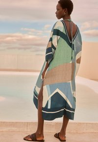 Next REGULAR FIT - Rochie maxi - blue abstract