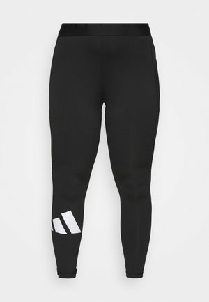 ADILIFE - Leggings - black/white