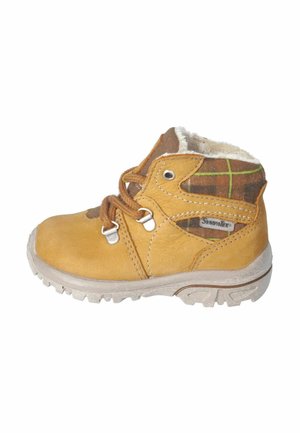 Botines con cordones - senf schoko