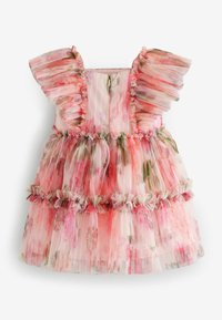 Baker by Ted Baker REGULAR FIT FRILL  - Koktejlové šaty / šaty na párty - pink