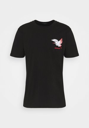 ONE CRANE TEE UNISEX - Print T-shirt - anthracite black