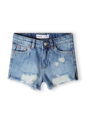 FRAYED EDGE - Jeansshorts - blue denim