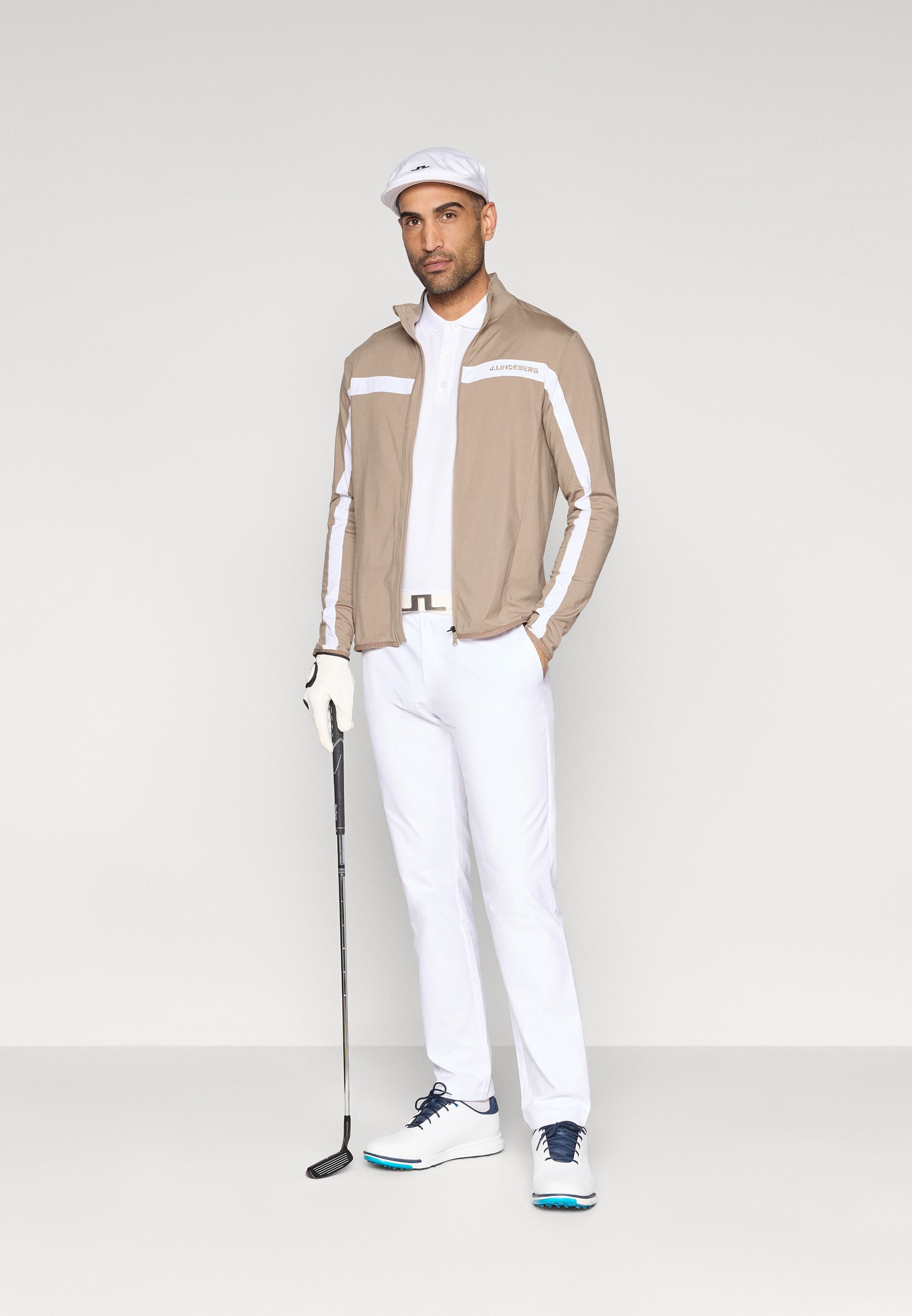J.LINDEBERG Sports JARVIS MID LAYER - Training jacket - brindle