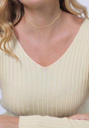 LAYER CROSS - Collier - gold-coloured