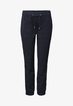 Street One, SLIM-LEG PANTS IN PAPER-TOUCH QUALITY - Broek - deep blue