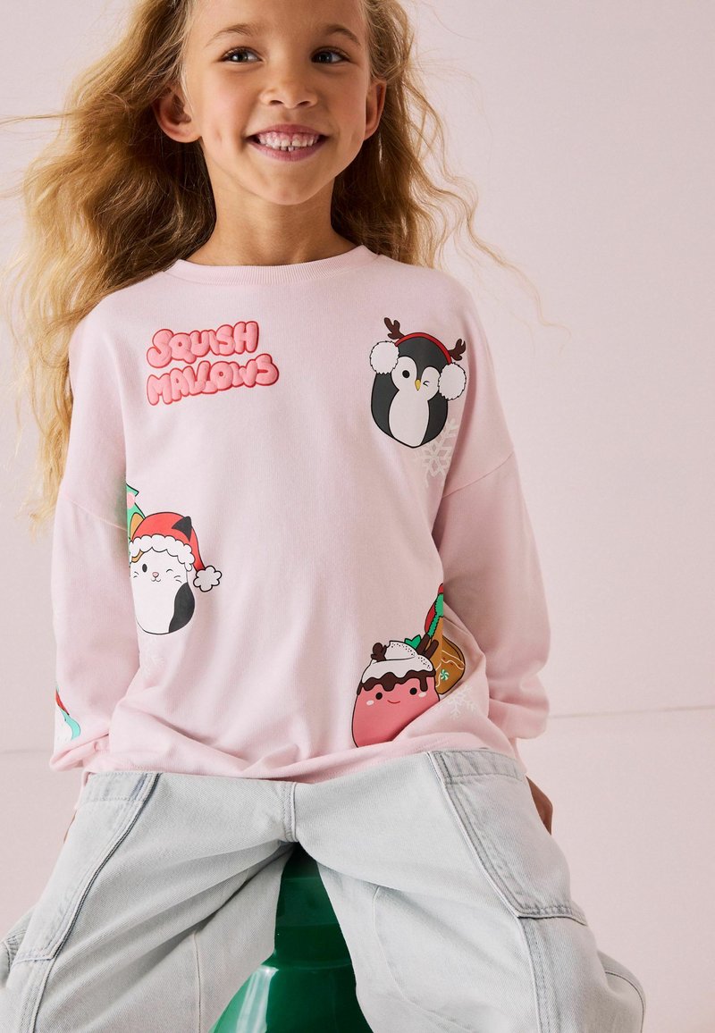 Next CHRISTMAS LICENSE - Sportinis megztinis - pink squishmallows