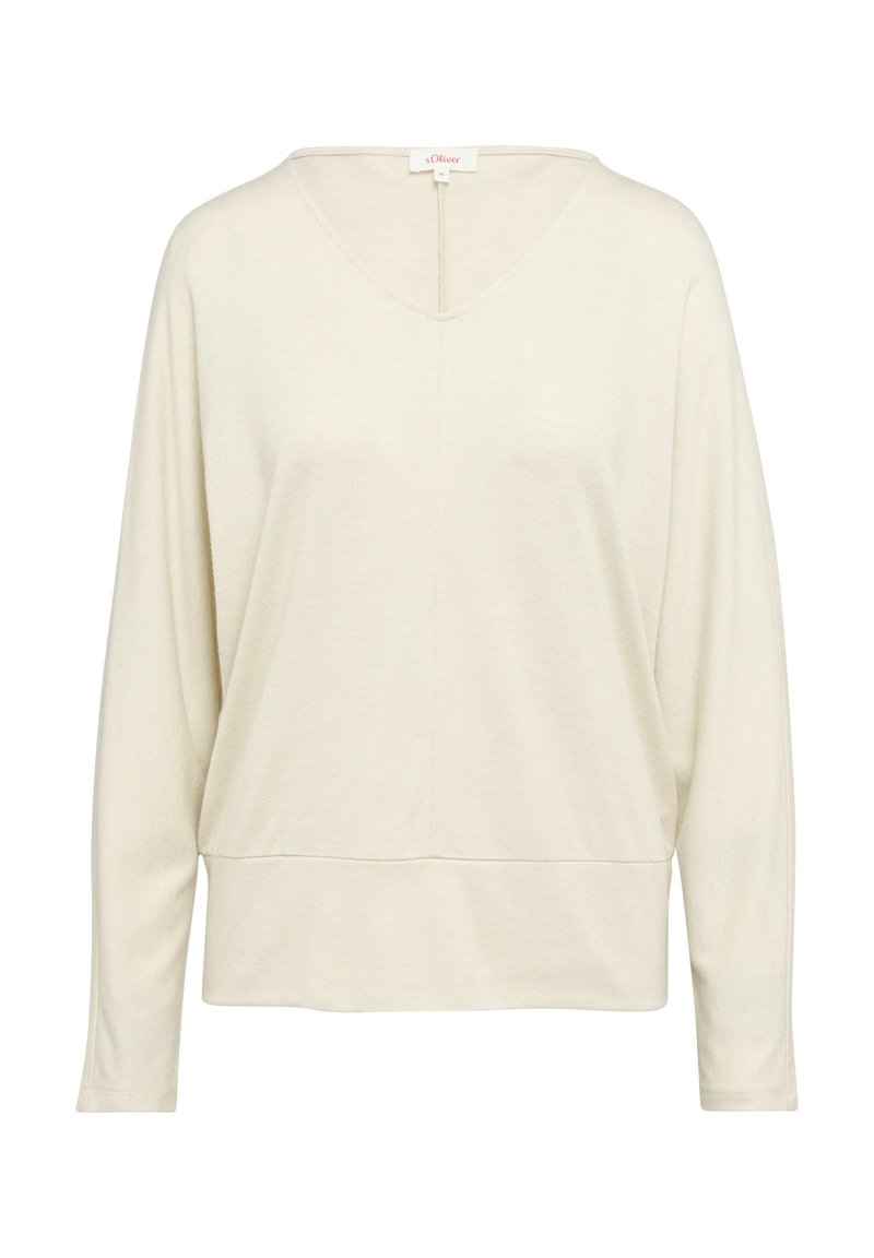 s.Oliver Longsleeve beige mêleerd s.Oliver Longsleeve beige mêleerd