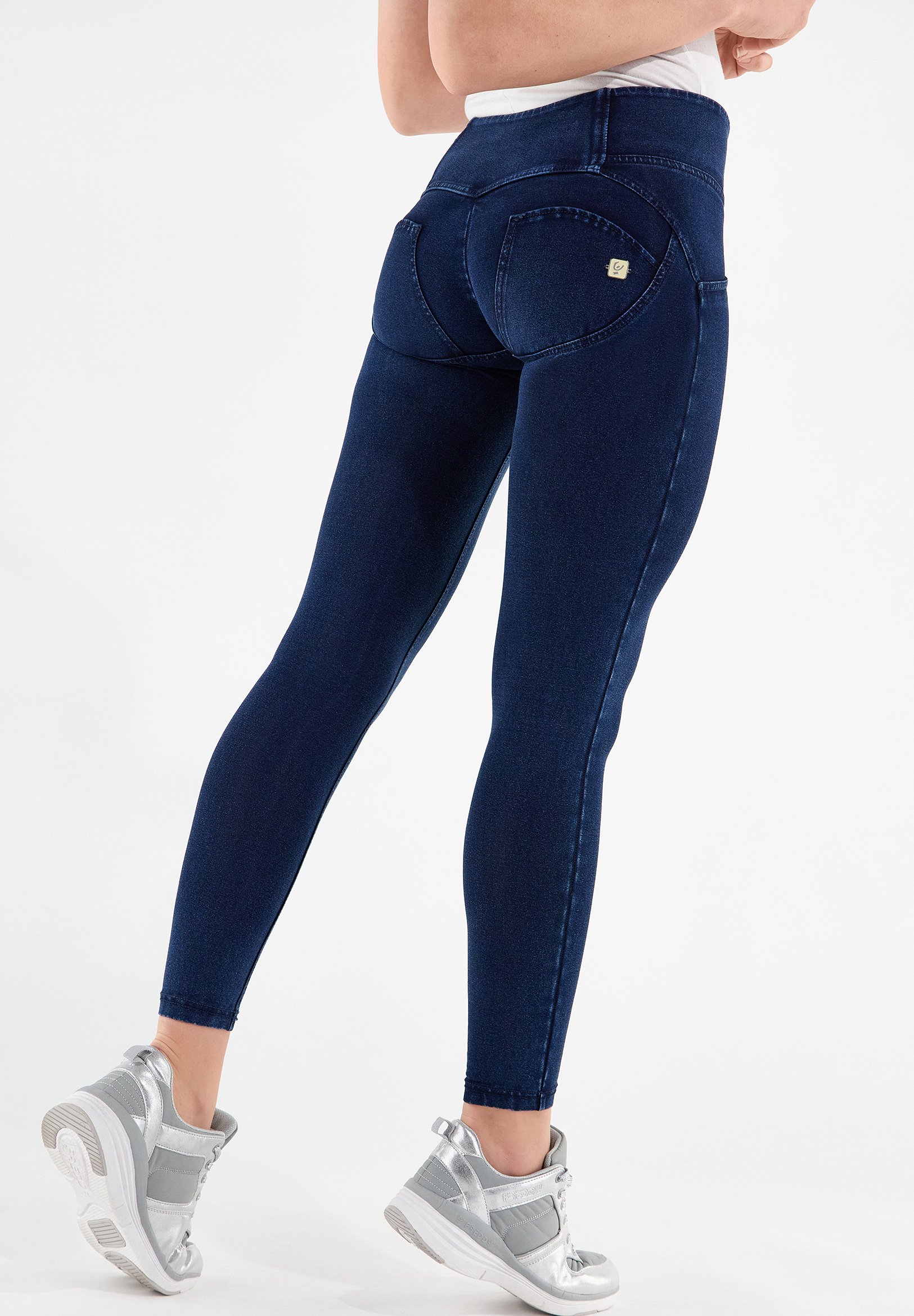 Freddy WR.UP - JEGGINGS PUSH UP - Jeggings - denim scure con cuciture in  tono/blu scuro - Zalando.it