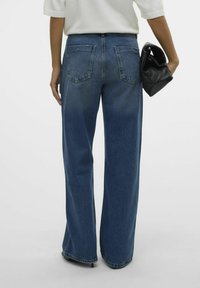 SOMETHINGNEW SNRANCY WIDE niebieski denim