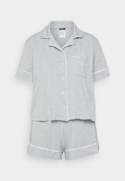 Polo Ralph Lauren SHORT SLEEVE PJ - Conjunto de pijama - heather grey