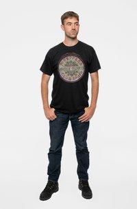 Paradiso Clothing THE BEATLES  - Print T-shirt - black