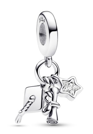 2024 GRADUATION TRIPLE DANGLE  - Talizman - silver coloured