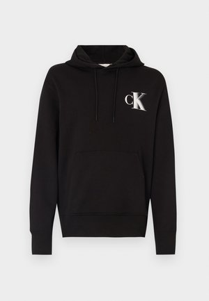 Calvin Klein Jeans BOLD HOODIE UNISEX - Športni pulover - black