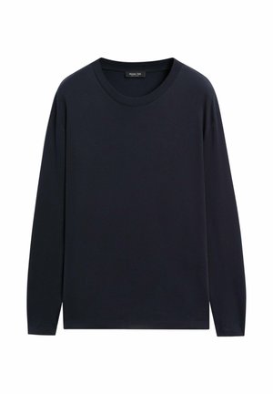 Massimo Dutti, T-shirt à manches longues - mottled dark blue