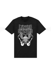 Henry Tiger Triko s potiskem - black