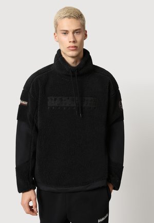 TEIDE - Felpa in pile - black