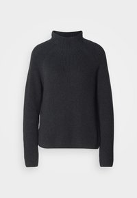 LONGSLEEVE STAND UP COLLAR - Maglione - night grey melange