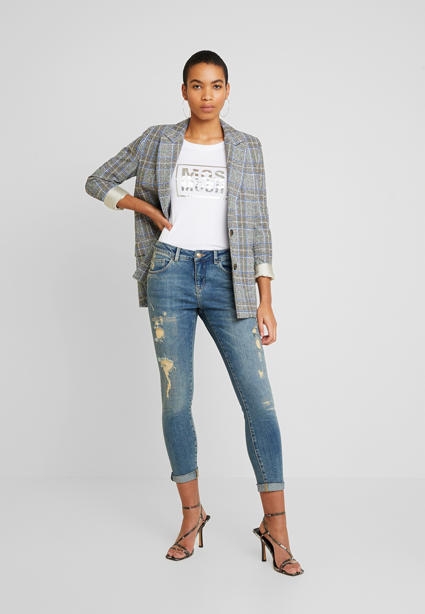 Mos Mosh BRADFORD WORKED Jeans Skinny Fit blue denim Mos Mosh BRADFORD WORKED - Jeans Skinny Fit - blue denim