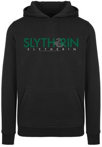 F4NT4STIC HARRY POTTER SLYTHERIN TEXT Felpa con cappuccio