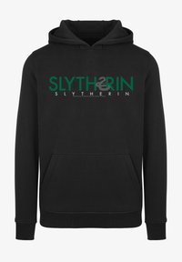 F4NT4STIC HARRY POTTER SLYTHERIN TEXT Felpa con cappuccio