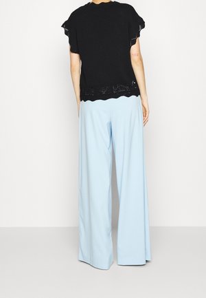 T-shirt med print - black
