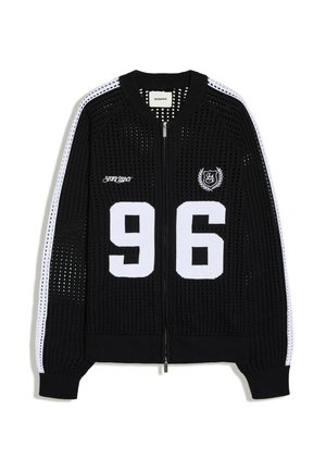 Bershka, RETRO MESH - JACKET - Vest - black