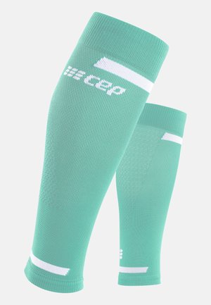 THE RUN COMPRESSION REFELCTIVE CALF SLEEVES - MADE IN GERMANY - Bende - ocean