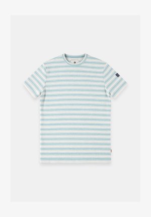 Gabbiano, SOVLA ROUND NECK STRIPES - T-shirts print - green