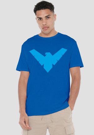 Cotton Soul, BATMAN NIGHTWING SYMBOL - Print T-shirt - royal blue