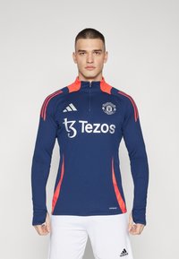 adidas Performance MANCHESTER UNITED TRAINING TOP - Top dugih rukava - night indigo/bright red