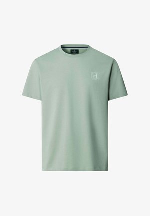 Hackett London, HERITAGE SMALL LOGO - T-shirt basic - sage green