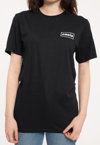 Paradiso Clothing SOME MIGHT SAY LYRICS - Print T-shirt - black