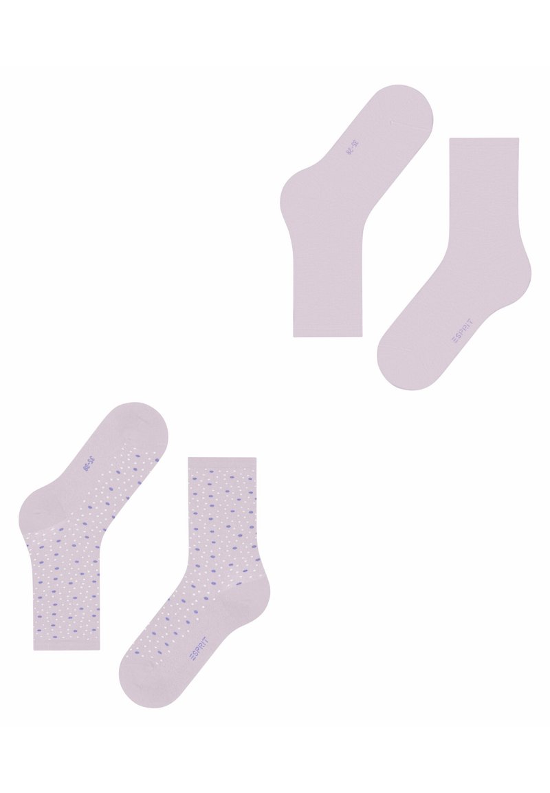 Esprit PLAYFUL DOT 2-PACK - Sokken - anemone