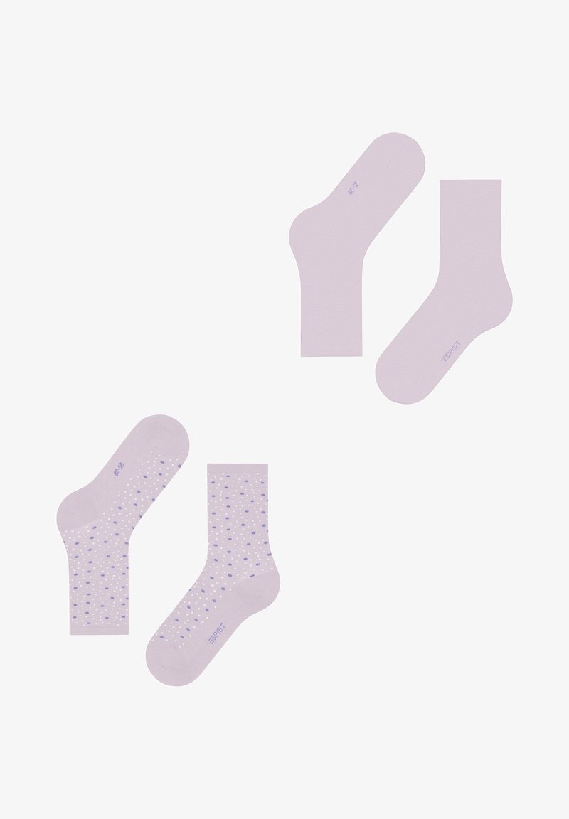 Esprit PLAYFUL DOT 2-PACK - Sokken - anemone