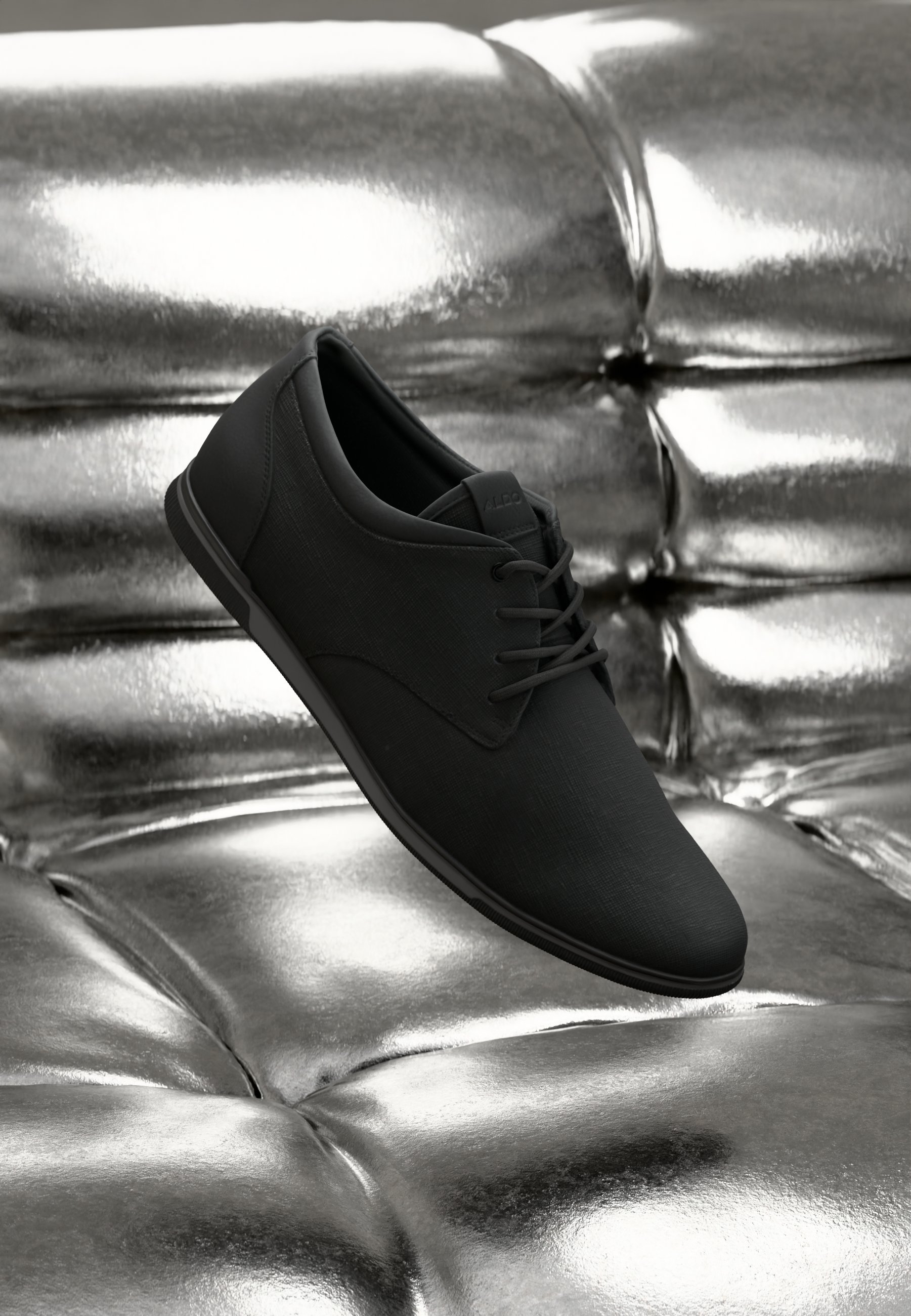 ALDO HERON - Casual lace-ups - open black/black - Zalando