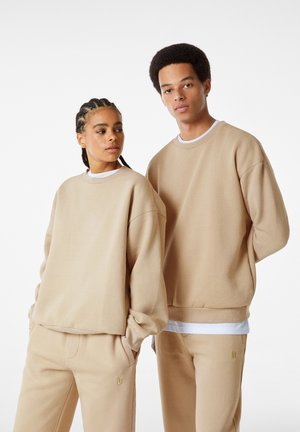 ROUND NECK - Sweatshirt - camel