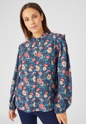 Damart Overhemdblouse - Navy Floral
