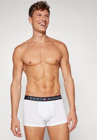 Tommy Hilfiger ORIGINAL TRUNK 3 PACK - Boxer alsónadrág - terra red/mid turquoise/white