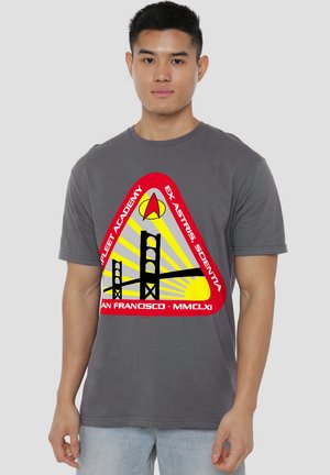 Print T-shirt - anthracite