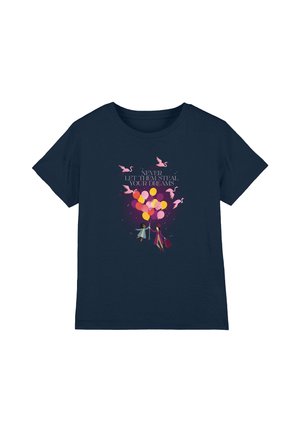 Warner Brothers, WILLY WONKA AND THE CHOCOLATE FACTORY/NEVER LET THEM STEAL YOUR DREAMS - Print T-shirt - dark blue