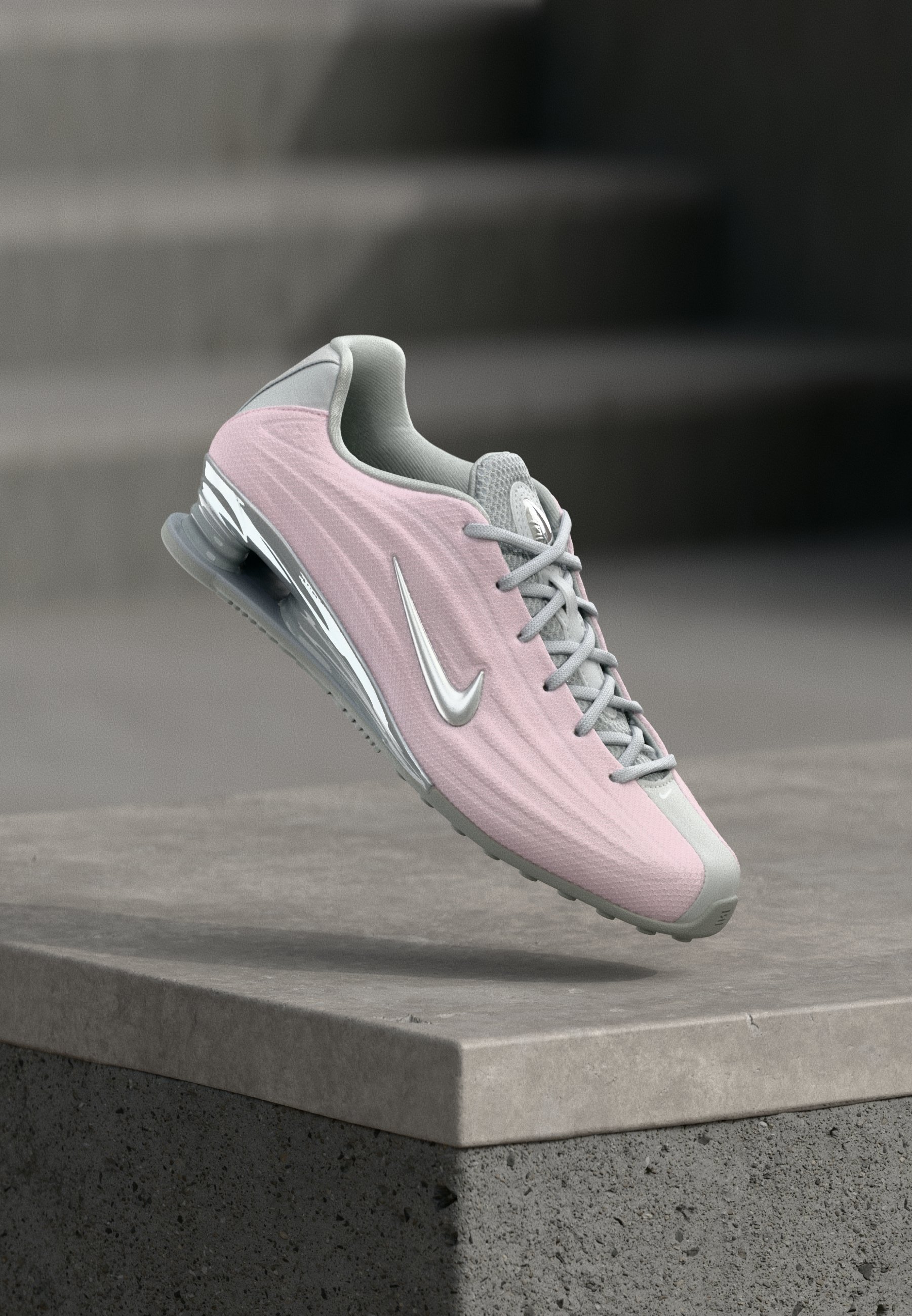 pink and grey nikes womens