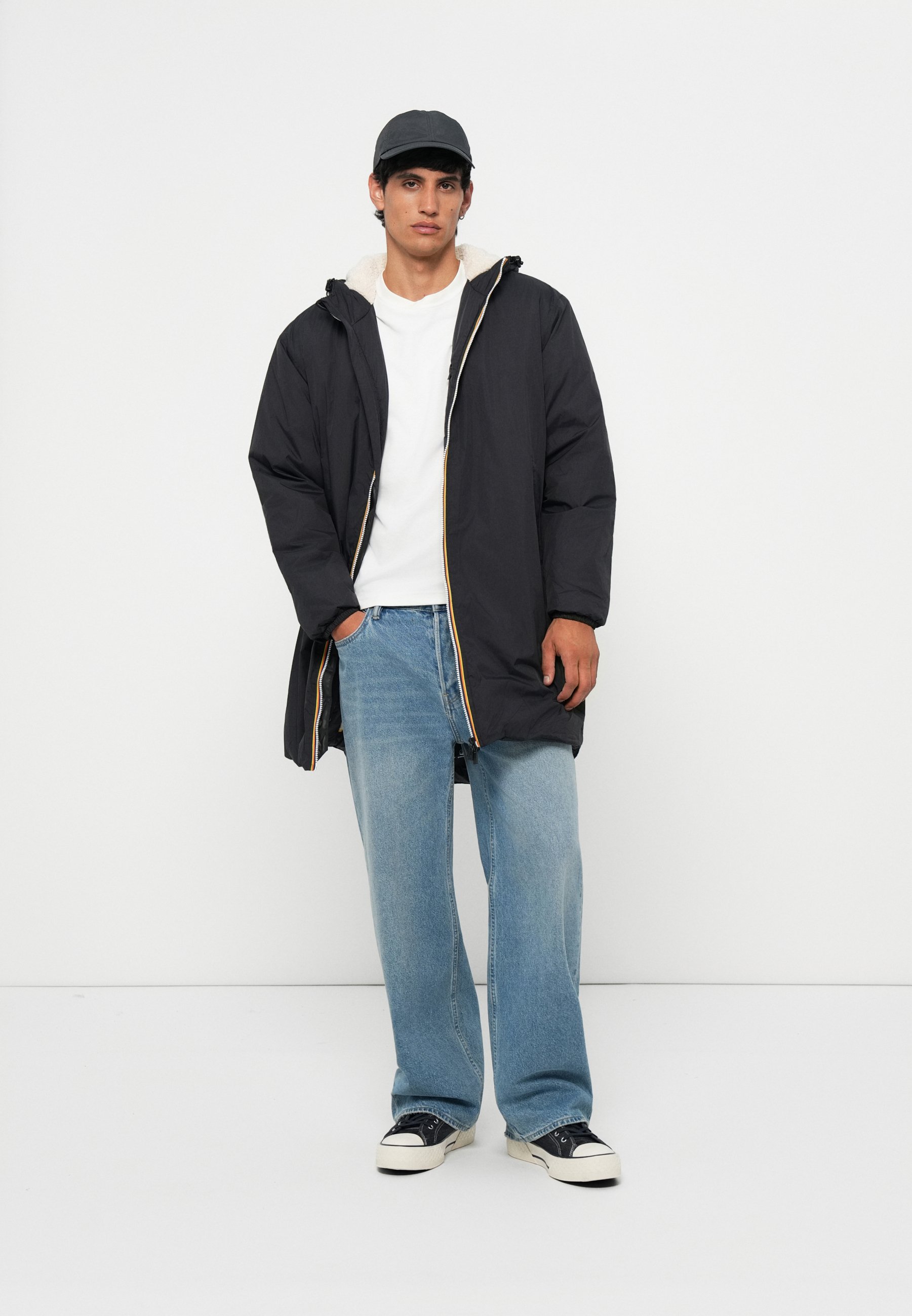 K-Way LE VRAI EIFFEL EAST UNISEX - Manteau d'hiver - black pure