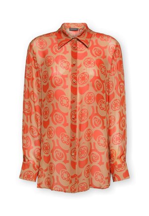 Elena Mirò, CAMICIA STAMPATA - Skjortebluser - arancione